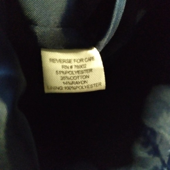 Vintage Erin London Vest Gray Jacquard Zip Up Size 1X - Picture 7 of 11